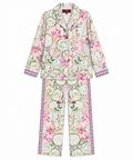 Women's Statement Print Pyjama-Style Set – Peach & Green